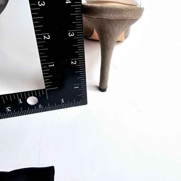 NEW Rachel Zoe Suede Lianne Taupe Mules Size 9 - Picture 8 of 8